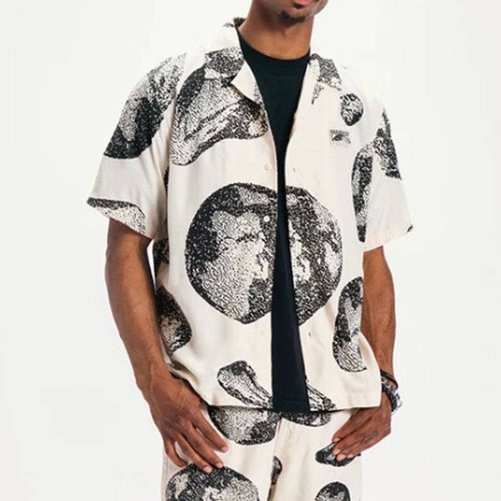 Bitmap Short sleeve button up men's size XXL shirt